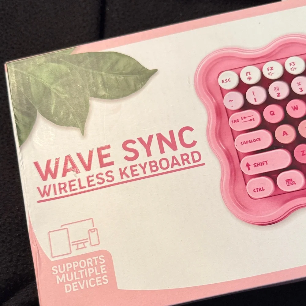 iJoy Wave Sync Pink Wireless Keyboard